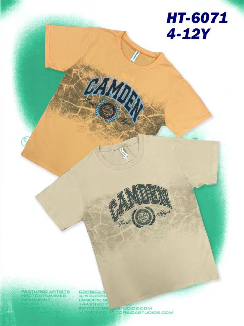 Bluzki chłopięce. Roz 4-12. Mix Kolor Paczka 5 szt. 1